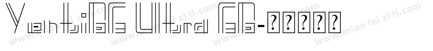 YentiBG Ultra GB字体转换
